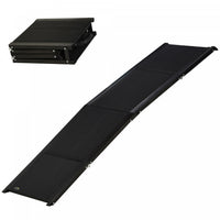 Pawhut Folding Pet Ramp, 62 Inch Lightweight Portable Dog Ramp For Extra Large Dogs, Non-slip Surfac