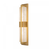 Briana Integrated Led Wall Sconce, Brushed Brass Lamp 