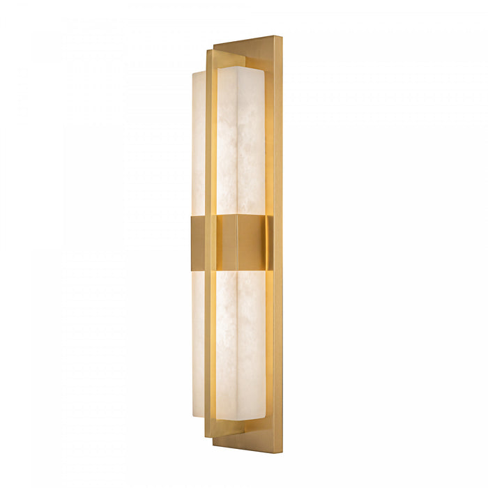 Briana Integrated Led Wall Sconce, Brushed Brass