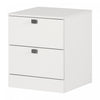 Spark 2-drawer Nightstand - Pure White 