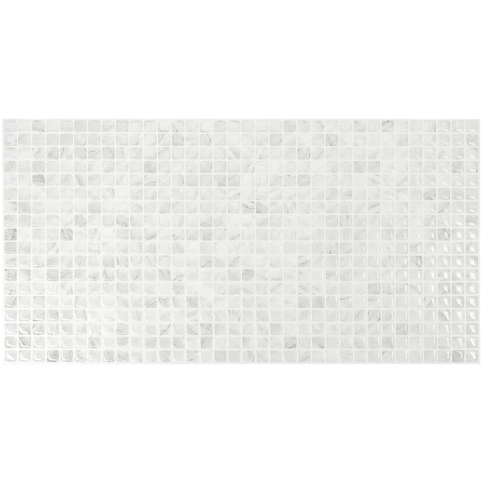 Smart Tiles Peel and Stick 2-Sheet 23 x 12 Backsplash - Blok Minimo