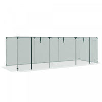 Outsunny 12' X 4' Plant Protection Tent Crop Cage With Door, Green