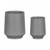 Dalya 2-Piece Planter - Mottled Grey