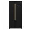 Forno Salerno 33-inch Side-by-Side Black Refrigerator, 15.6 cu.ft. - FFRBI1805-33BLK