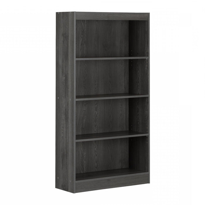 Axess 4-Shelf Bookcase - Grey Oak