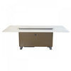 Forno Cinetico Smart Dining Table in White, 5.3 cu.ft fridge and freezer-FDTFR7044-86WHT Refrigerator