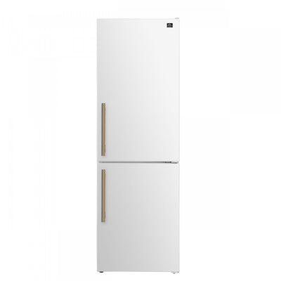 Forno Custodia 24" Bottom Freezer, 10.3 cu.ft., Right Swing, Total No frost, White - FFFFD1766-24WHT-RS Refrigerator | Refrigerateur Custodia 24 po avec, 10,3 pi³, ouverture a droite, blanc - FFFFD1766-24WHT-RS