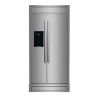 Forno Salerno 36-inch Side-by-Side Refrigerator in Stainless Steel with Grill, 20 cu.ft - FFRBI1844-40MG