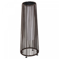 Outsunny Wicker Solar Floor Lamp, 24