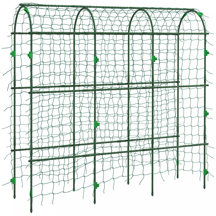 Outsunny Garden Trellis For Climbing Plants Outdoor, 6ft Tall