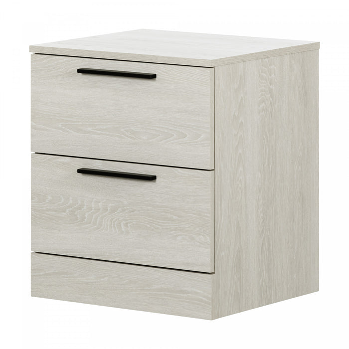 Step One Essential 2-drawer Nightstand - Winter Oak 