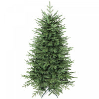HOMCOM 6 ft Christmas Tree, Full Realistic Ponderosa Fir, Easy Assembly