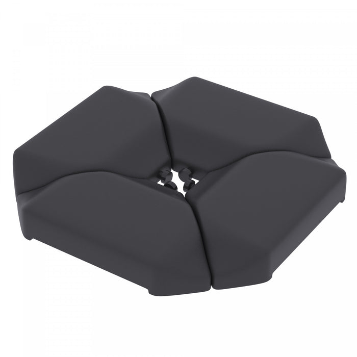 Outsunny 4PCs Cantilever Umbrella Base Weights for Offset Banana Parasol