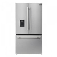 Forno Aosta 36 Inch Stainless Steel French Door Refrigerator, 22.4 cu.ft. - FFFFD1866-36SB 