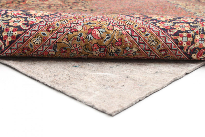 Modern 12'0\" x 15'0\" Under-Padding Rug in Grey Indoor Area Rug