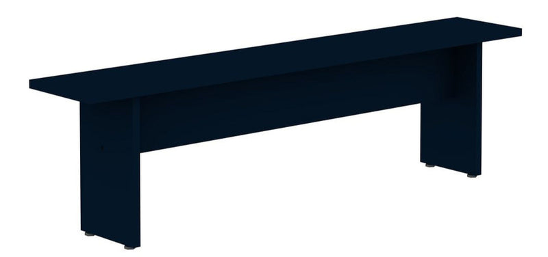 Manhattan Comfort Nomad 67.91\" Modern Dining Bench - Tatiana Midnight Blue