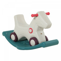 Qaba Rocking Horse 2 In 1 Ride On Toys And Sliding Car For Kids Baby Rocker Roller Toddler Playset I