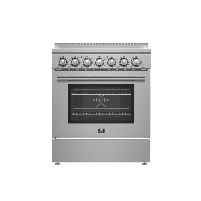 Forno Paolo 30\" Stainless Steel Electric Range, 4.38 CU.FT - FFSEL6011-30