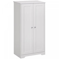 HOMCOM Kitchen Storage Cabinet, Freestanding Pantry Cabinet, White