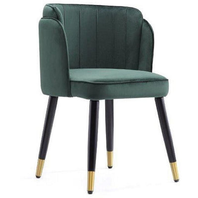 Manhattan Comfort Zephyr Velvet Dining Chair - Hunter Green|Chaise de salle à manger Zephyr de Manhattan Comfort en velours - vert forêt