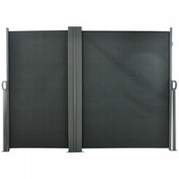 Outsunny Double Retractable Side Awning 236