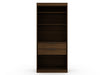 Mulberry Contemporary Modern 36\" Wardrobe Closet in Chestnut Brown