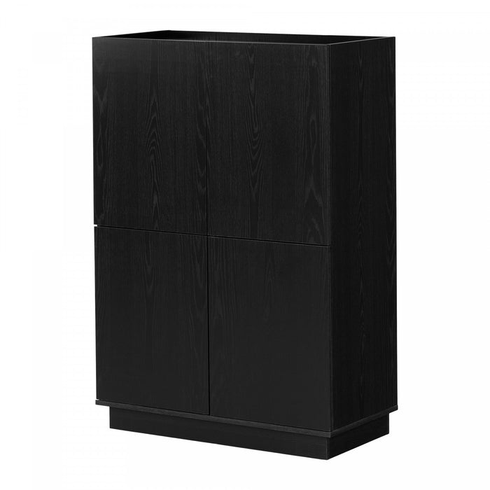 Arum High-buffet Accent Cabinet - Black Oak 