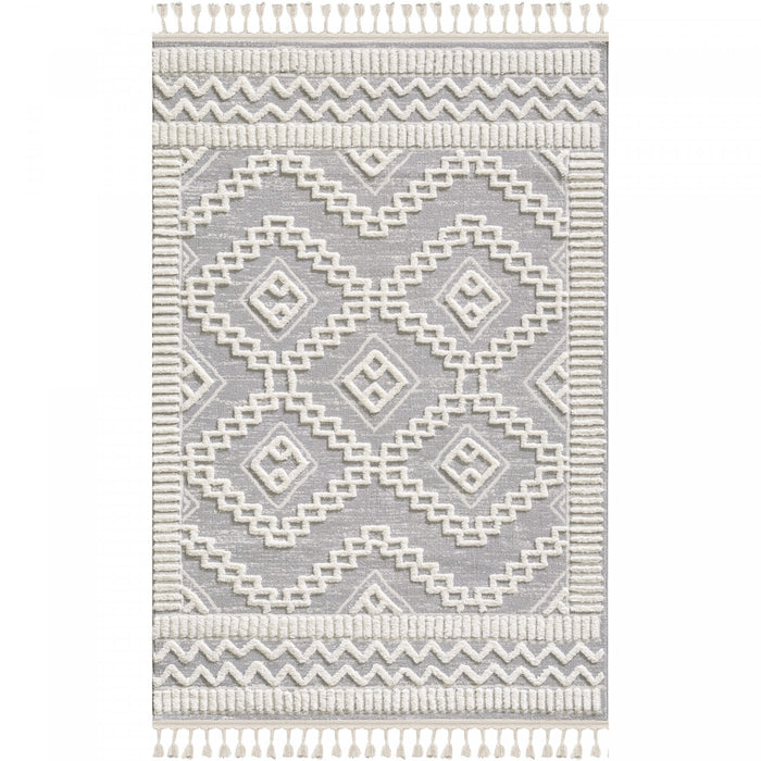 Quinto Moroccan Quatro Shag Area Rug - 7'7\" x 10'