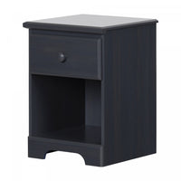 Summer Breeze 1-drawer Nightstand - Blueberry 