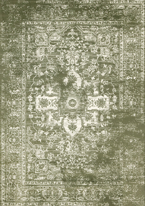 Florence Green White Elegant Classic Rug, 7'9\" x 10'6\" Indoor Area Rug