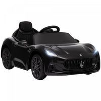 Qaba 12v Electric Car For Kids, Maserati Gran Turismo Licensed Battery Powered Ride-On Kids Car With