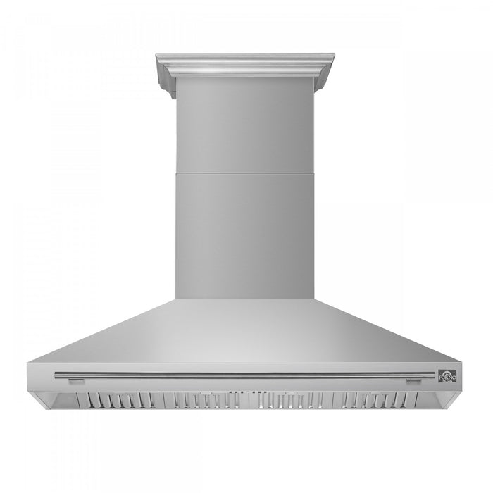 Forno Aria 60 Inch Wall-Mounted Stainless Steel Range Hood- FRHWM5095-60