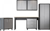 Fortress Modern 6-Piece Garage Set in Dark Gray