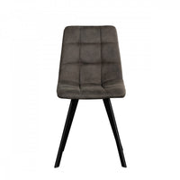 Foster Grey Microfiber Upholstered Dining Chair (Set of 2) 