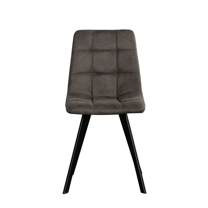 Foster Grey Microfiber Upholstered Dining Chair (Set of 2)