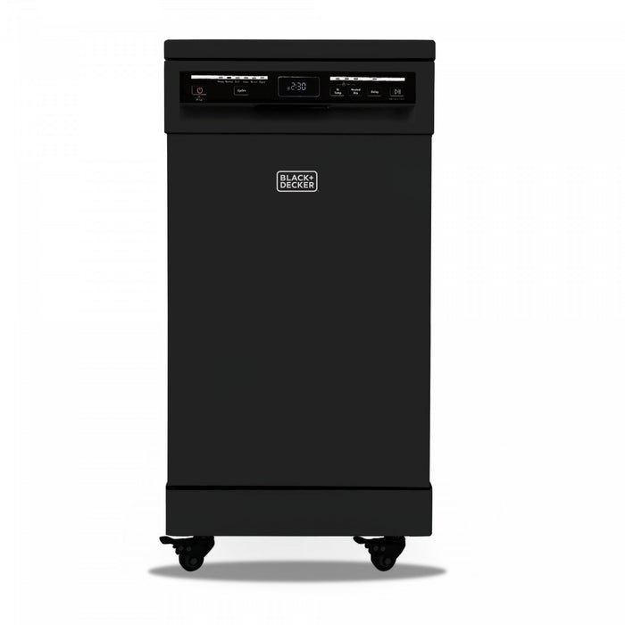 BCDP-Series BLACK+DECKER 18-Inch Portable Dishwasher, 8-Place Setting Capacity