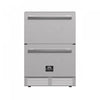 Forno Cosenza 24 Inch Built-In Indoor/Outdoor Drawer Freezer with Ice Maker, 4.69 cu.ft. - FDRBI1838-24S