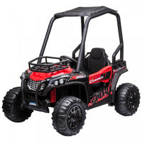 Aosom Kids Ride On Car 12v Battery-powered Electric Off-road Utv Toy 1.8-3.7 Mph With High Roof Pare