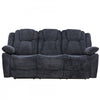 Renner 80 in. Upholstered Manual Reclining Sofa with Lever - Dark Grey | Sofa inclinable manuel Renner de 80 po rembourre avec levier - Gris fonce