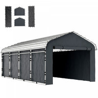 Outsunny Carport Replacement Canopy Cover Sidewalls for 10' x 15' Carport
