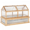 Outsunny Polycarbonate Cold Frame, Raised Garden Bed Greenhouse