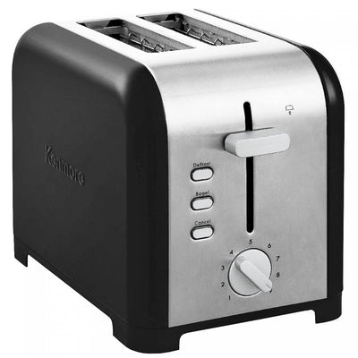 Kenmore 2-Slice Black Toaster - KKTS2SB|Grille-pain Kenmore à 2 tranches, noir - KKTS2SB
