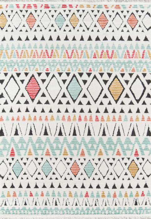 Kaia Contemporary 7'6\" x Area Rug in Multi Indoor Area Rug