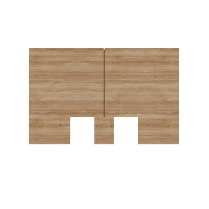 Nordika James Full Headboard - Brown Oak