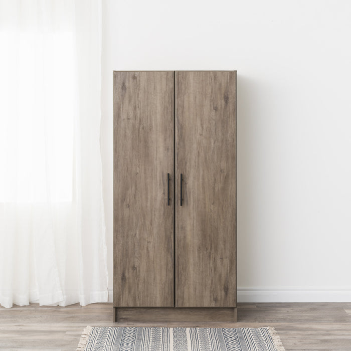 Elite 32\" Wardrobe Cabinet - Drifted Grey