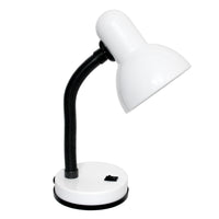 Remmer Gooseneck Desk Lamp, Snow, 14.25