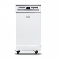 BCDP-Series BLACK+DECKER 18-Inch Portable Dishwasher, 8-Place Setting Capacity 