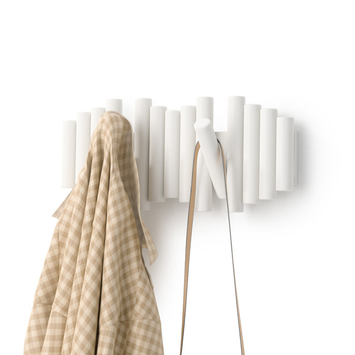 Umbra Picket Rail Wall Hooks - White