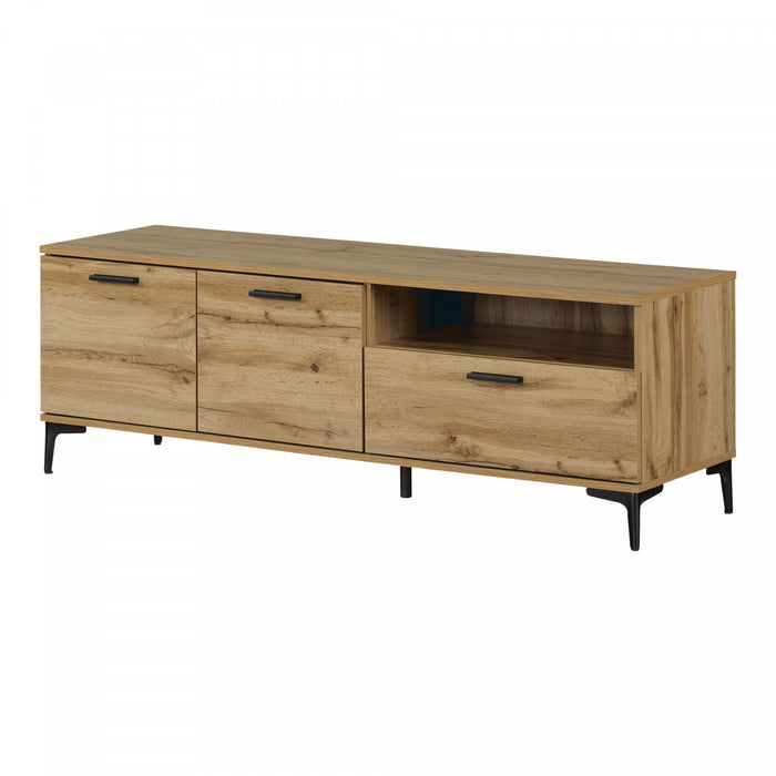 Musano 59\" TV Stand with Storage - Nordik Oak
