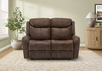 Large 2-Seater Power Reclining Love Seat, 60